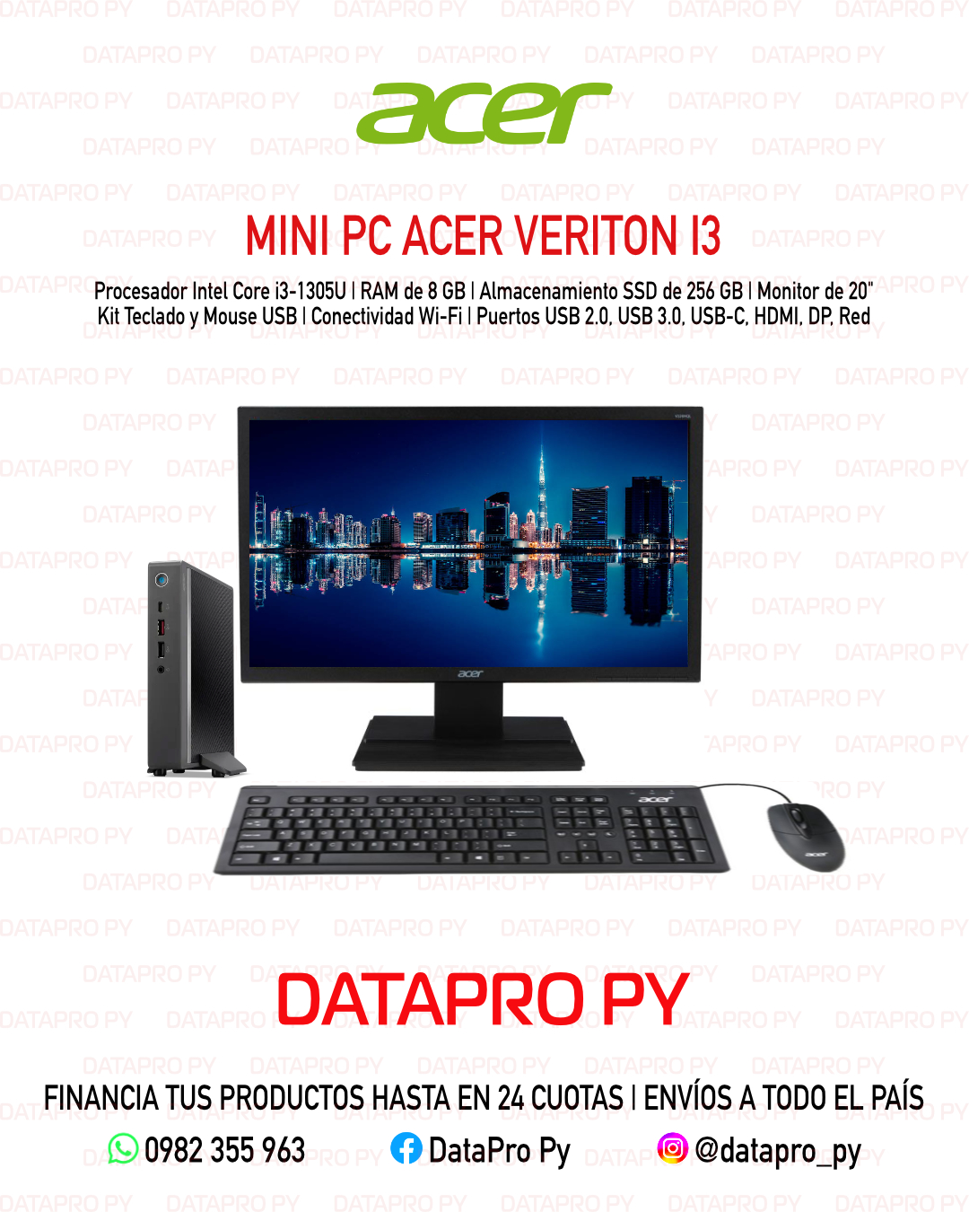 Mini PC Acer Veriton Intel Core i3 Mini PC Acer Veriton Intel Core i3